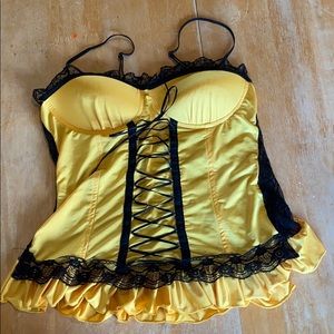 Yellow corset